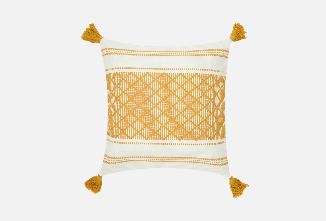 

Чехол на подушку ЭТЕЛЬ, Оранжевый, Сканди, горчица, 45х45 1 шт