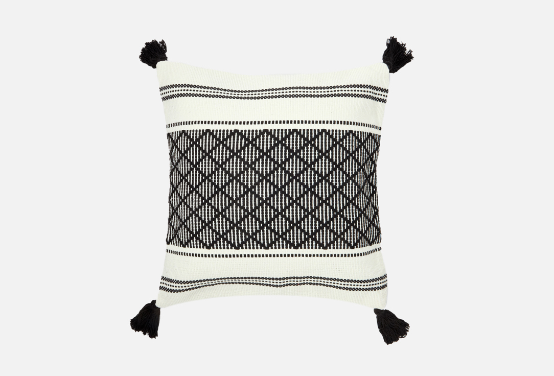 Изображение товара Наволочка декоративная Этель сканди, черный, 45х45