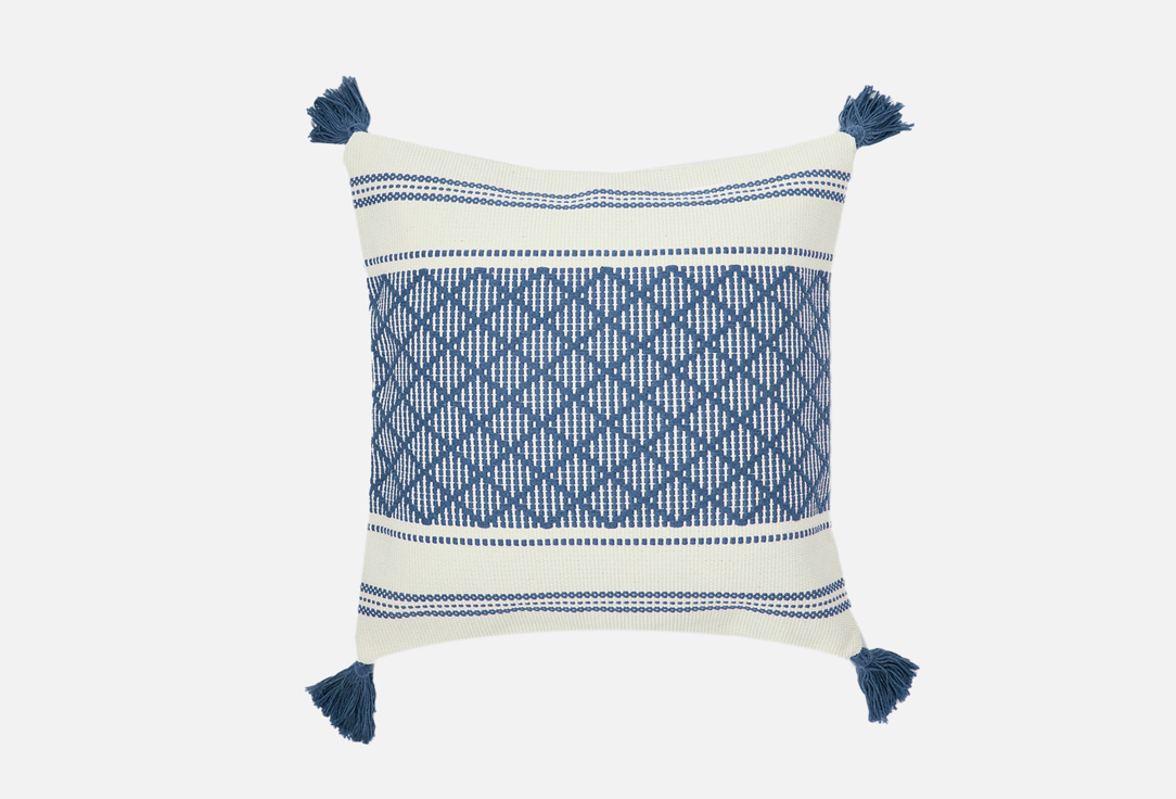 

Чехол на подушку ЭТЕЛЬ, Принт, Сканди, синий, 45х45 1 шт