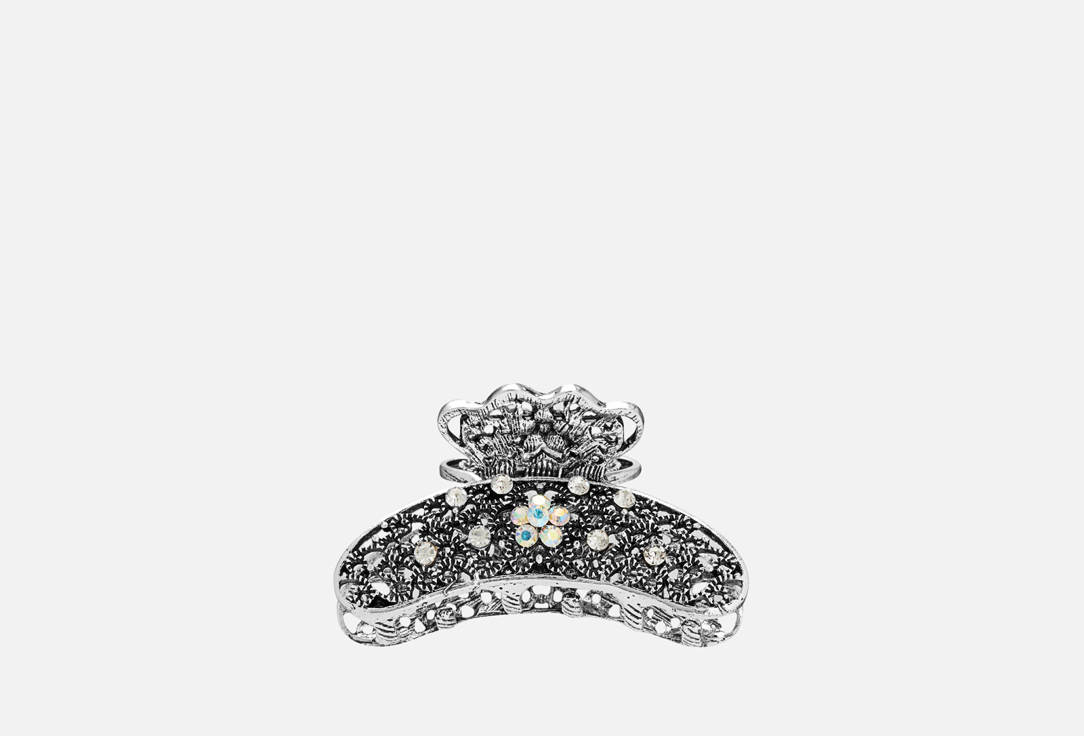 

краб узорчатый со стразами ЮЖНАЯ КОРЕЯ, Серебряный 1 шт