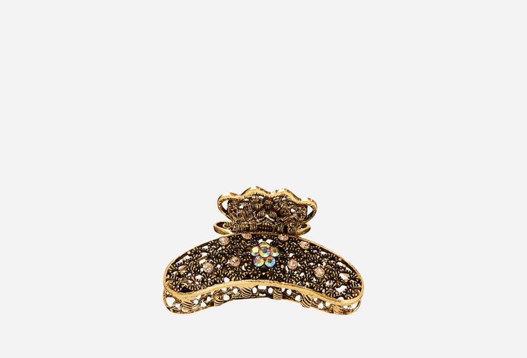 

краб узорчатый со стразами ЮЖНАЯ КОРЕЯ, Темно-золотой 1 шт