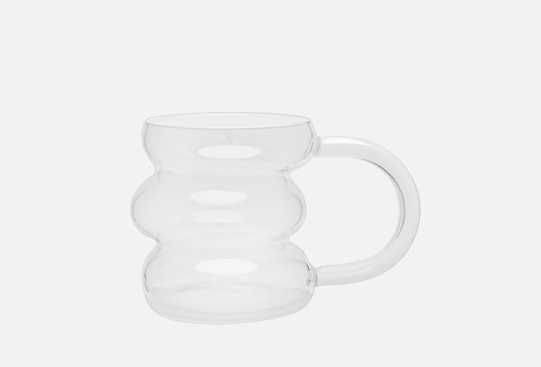 Изображение товара Кружка ROOMI волнистая искривленная из боросиликатного стекла 460 мл