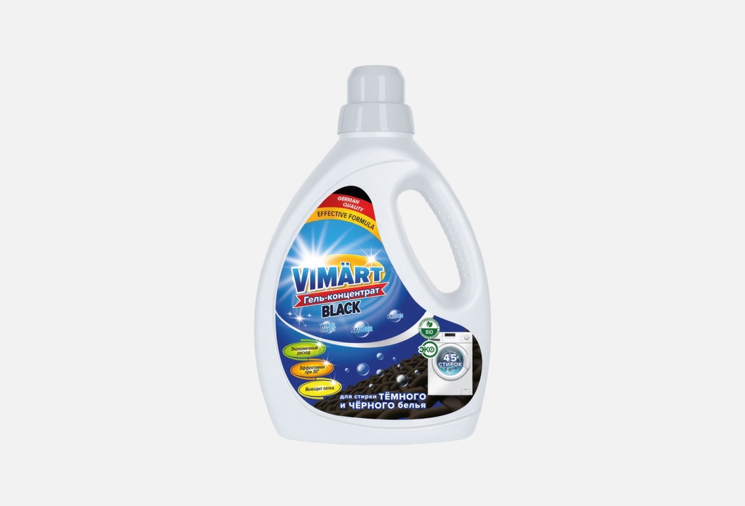 

Гель-концентрат для стирки VIMART, Темного и черного белья 1.35 л