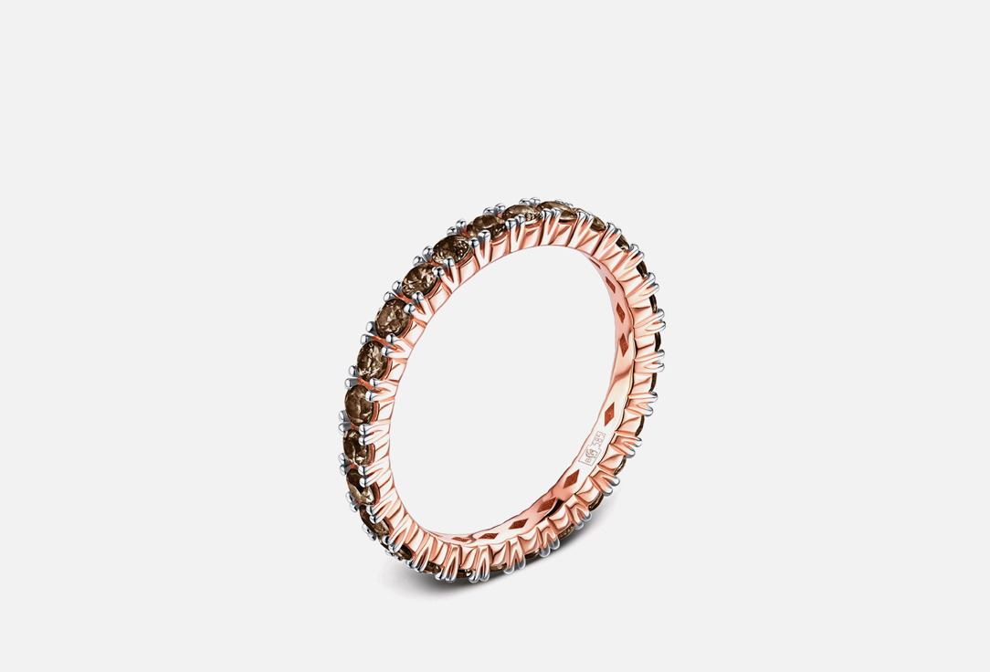 Изображение товара Золотое кольцо Alexandra Gr с раухтопазами 585 проба для женщин