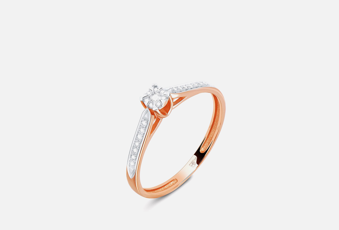 Изображение товара Золотое кольцо Alexandra Gr с бриллиантами для женщин 585 пробы подарок