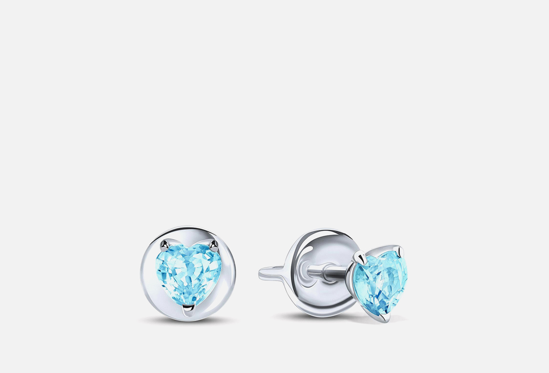 Изображение товара Серьги золотые Alexandra Gr с топазом Sky 585 пробы для женщин