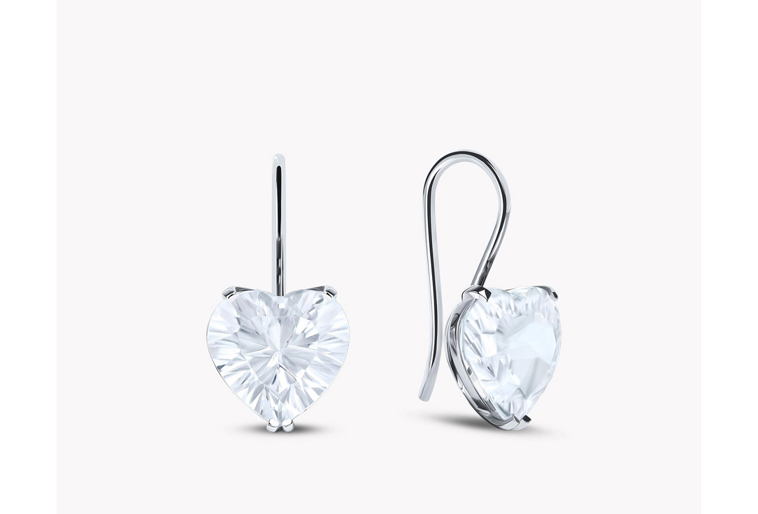 

Серьги золотые ALEXANDRA GR, Топаз Бесцветный 2 шт