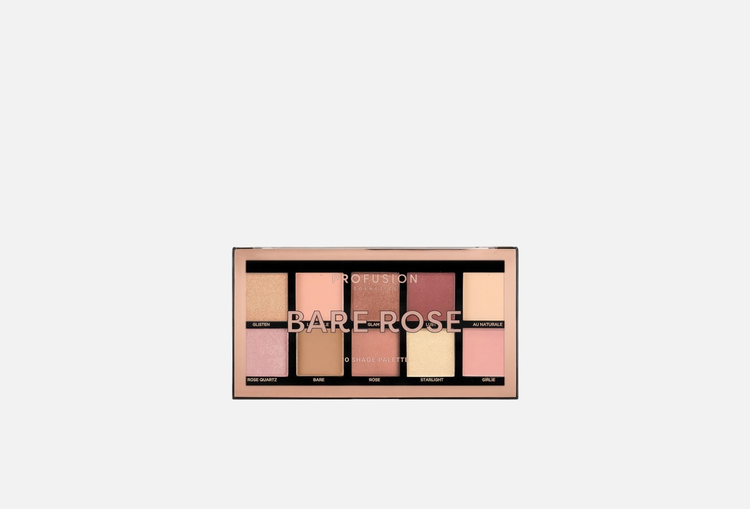 Изображение товара Палетка для глаз Profusion Bare rose eyeshadow palette