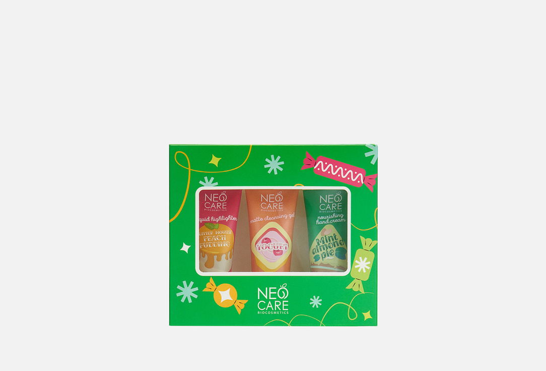 Изображение товара Подарочный набор для ухода Neo Care Party Time с кремом, хайлайтером и гелем