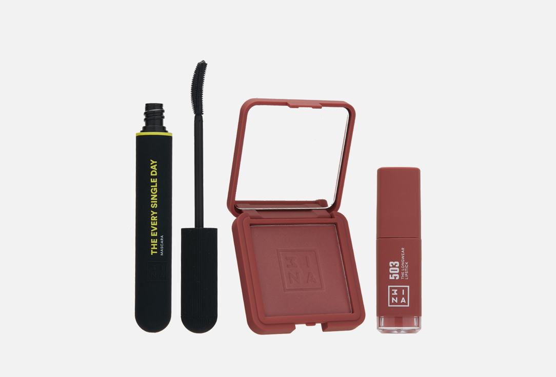 

Подарочный набор для макияжа 3INA, The love one KIT 3 шт