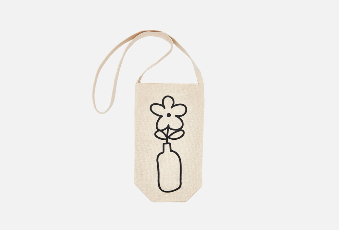 

Сумка-шопер ПОДПИСНЫЕ ИЗДЕЛИЯ, Бежевый, Цветочек одноцвет