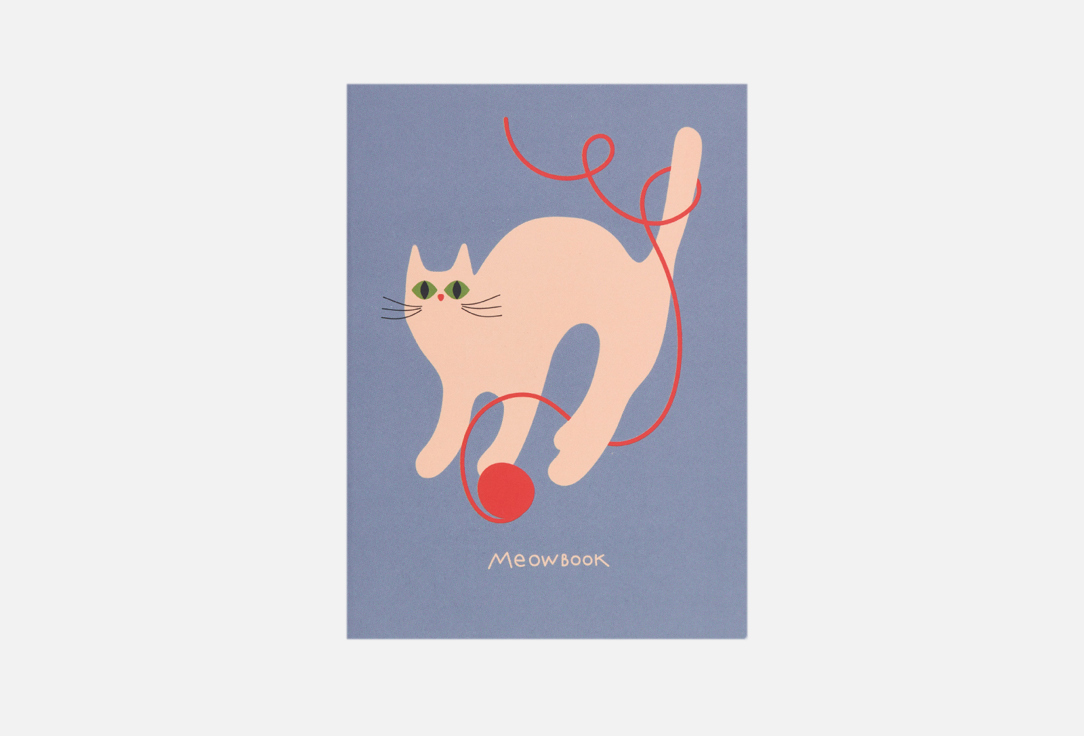 

Блокнот ПОДПИСНЫЕ ИЗДЕЛИЯ, Мяубук голубой 1 шт