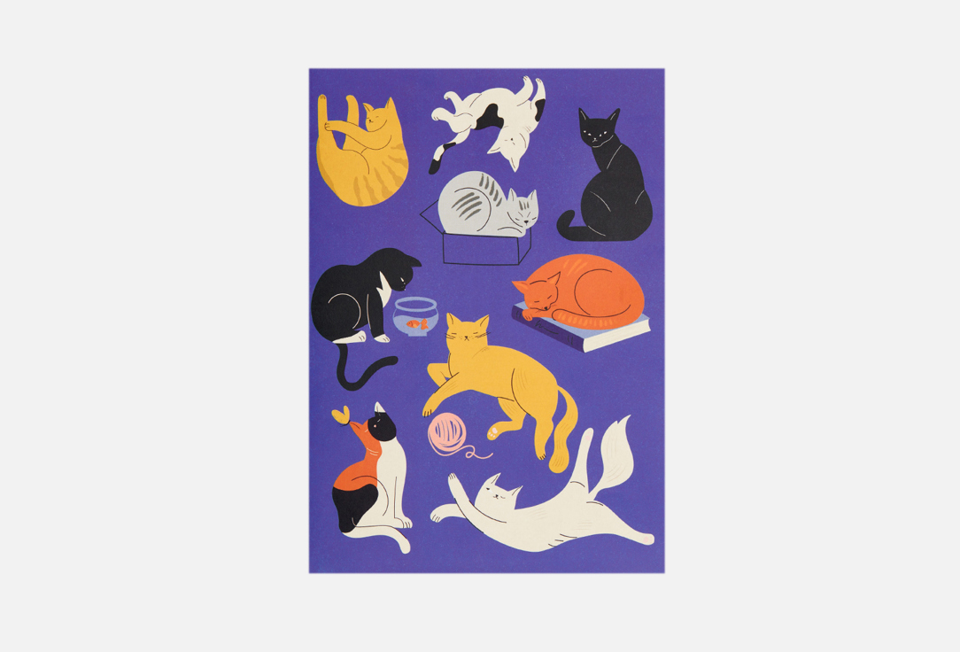 

Тетрадь ПОДПИСНЫЕ ИЗДЕЛИЯ, Котики 1 шт