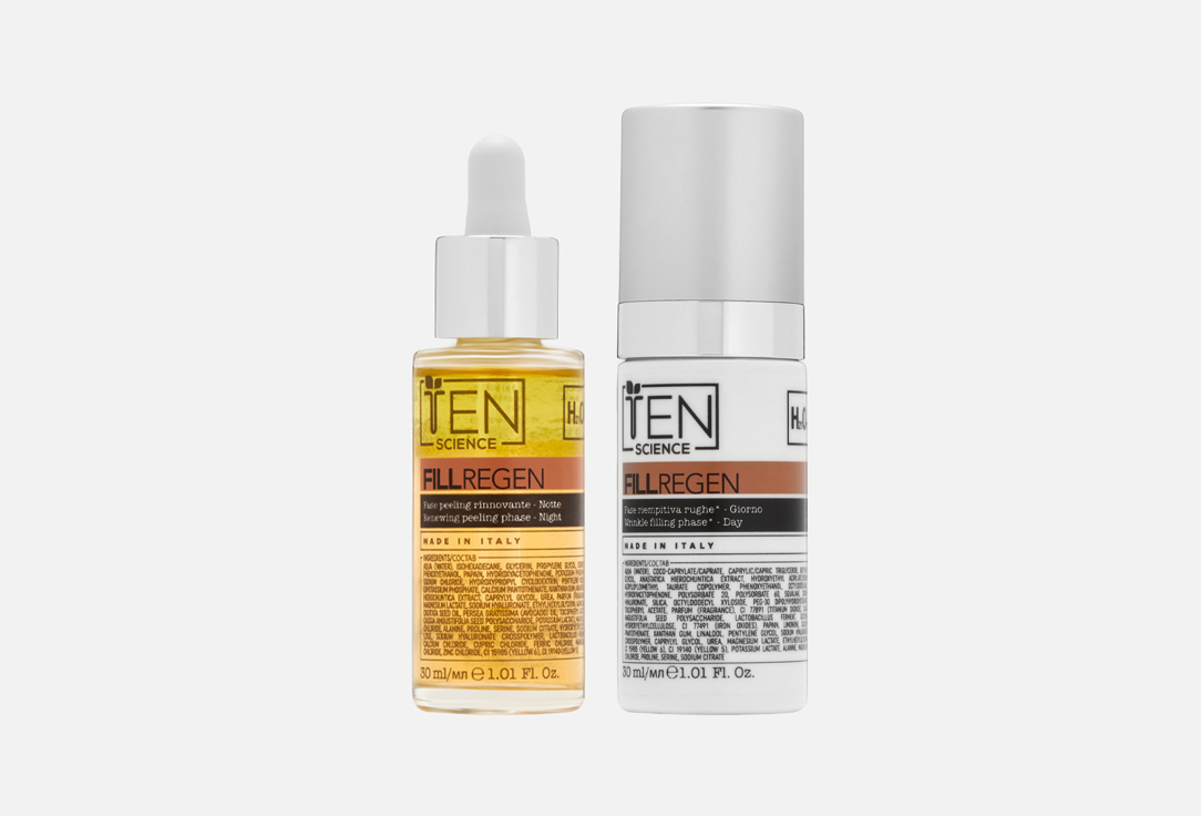 

Омолаживающий набор для лица TEN SCIENCE, FILL REGEN 2 шт