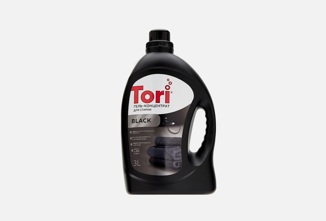 

Гель для стирки TORI, Black 3 л