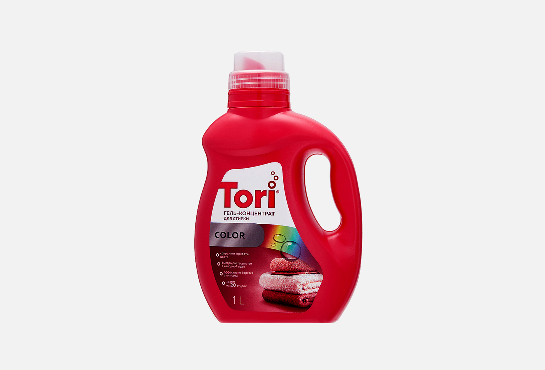 

Гель для стирки TORI, Color 1 л