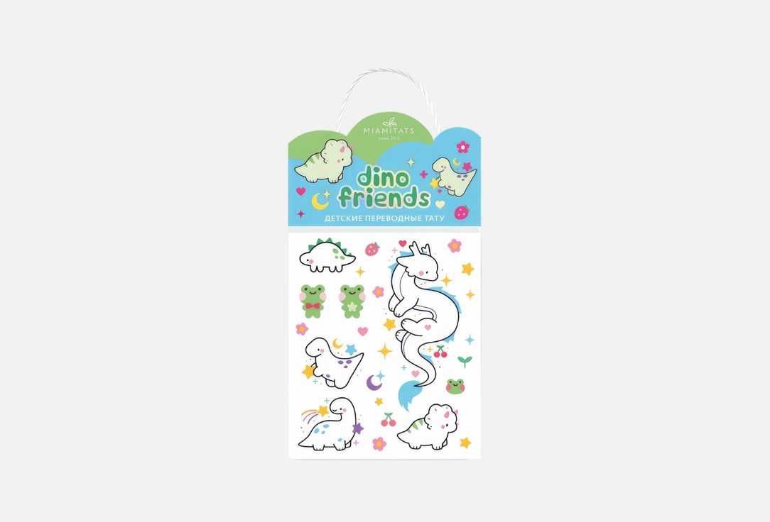 Переводные тату  MIAMITATS KIDS Dino friends 