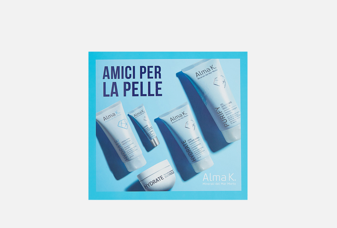 Изображение товара тревел-набор для кожи лица и тела Alma K. Amici della Pelle