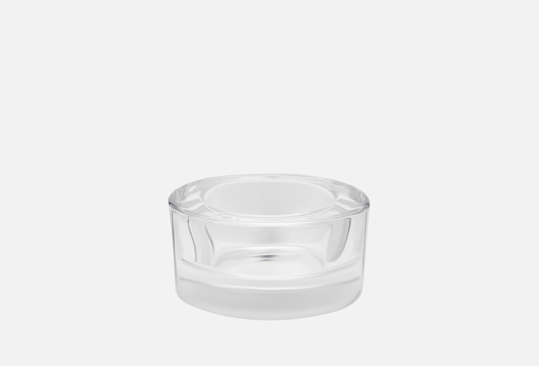 Изображение товара Стеклянный подсвечник TANGSON круглый 7х7х3,7 прозрачный для чайных свечей