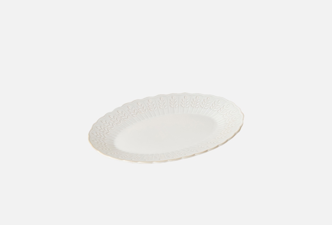 

Блюдо DIVNAYA IVA, Бежевый, Колоски, 31X21X3 1 шт