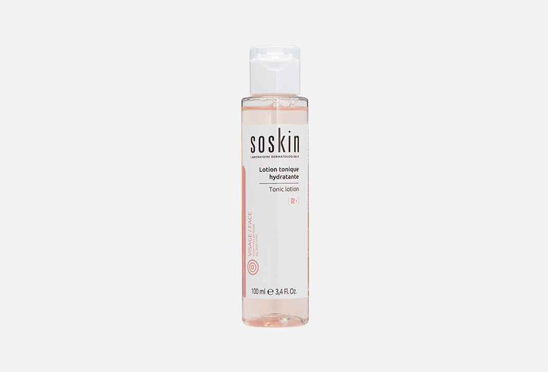 Успокаивающий Тоник для лица SOSKIN Tonic lotion dry & sensitive skin 100 мл