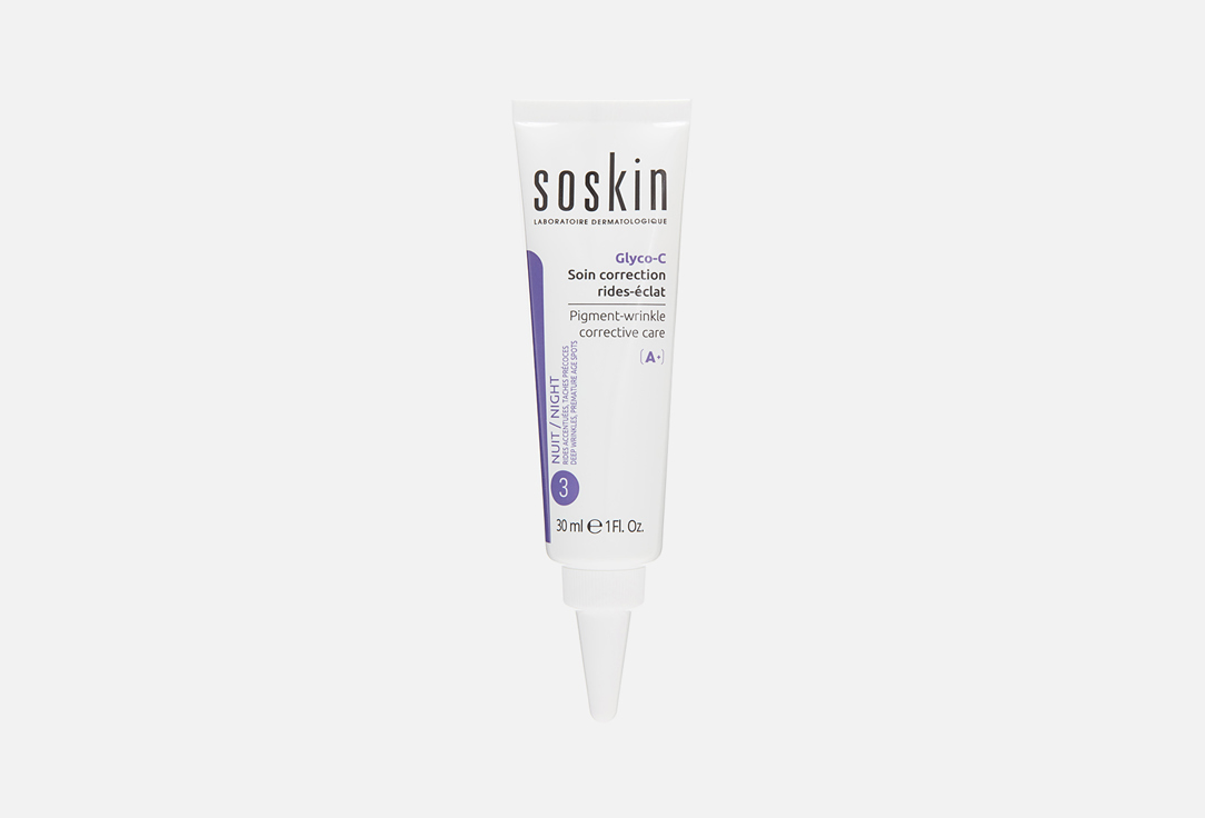 

Крем для лица SOSKIN, Pigment-wrinkle Corrective Care Glico-C 30 мл
