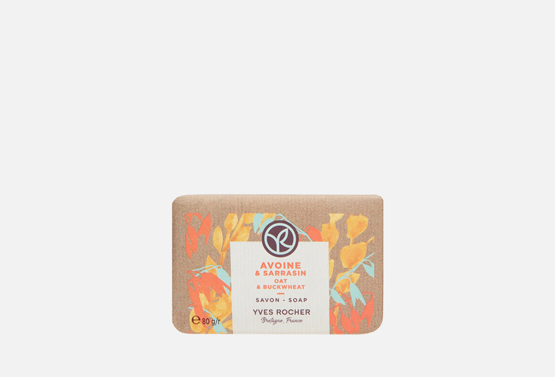 Изображение товара Мыло Yves Rocher Bain De Nature Oat Buckwheat для ухода за руками 80 г