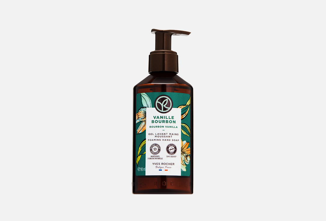 ЖИДКОЕ МЫЛО ДЛЯ РУК YVES ROCHER Bain De Nature Bourbon Vanilla  190 мл