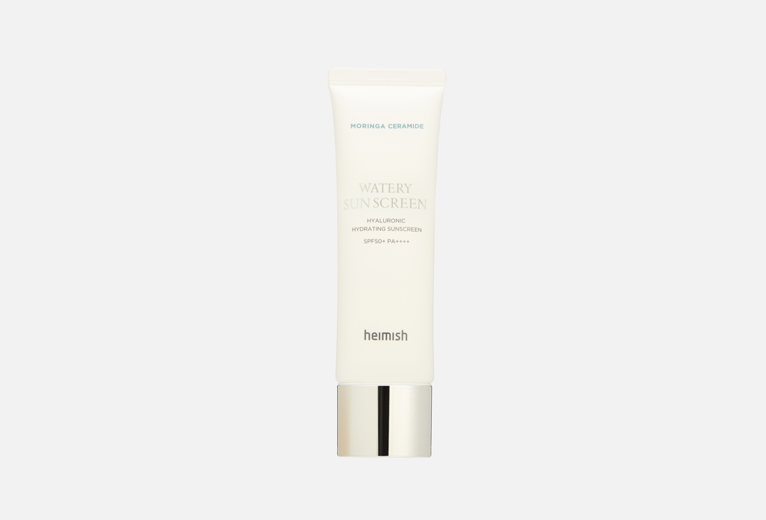 

Солнцезащитный крем для лица spf 50+ HEIMISH, Moringa hyaluronic hydrating watery 50 мл