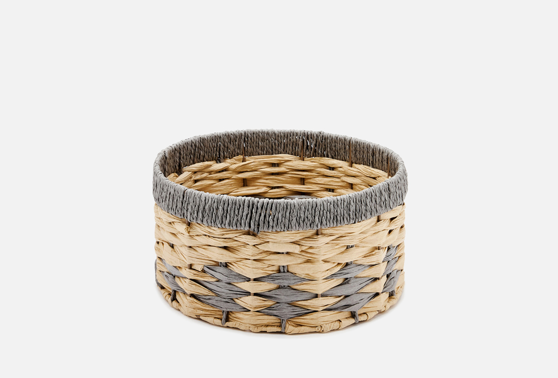 Изображение товара Корзина стеллажная Natural House Колос, бежевый, серый, M