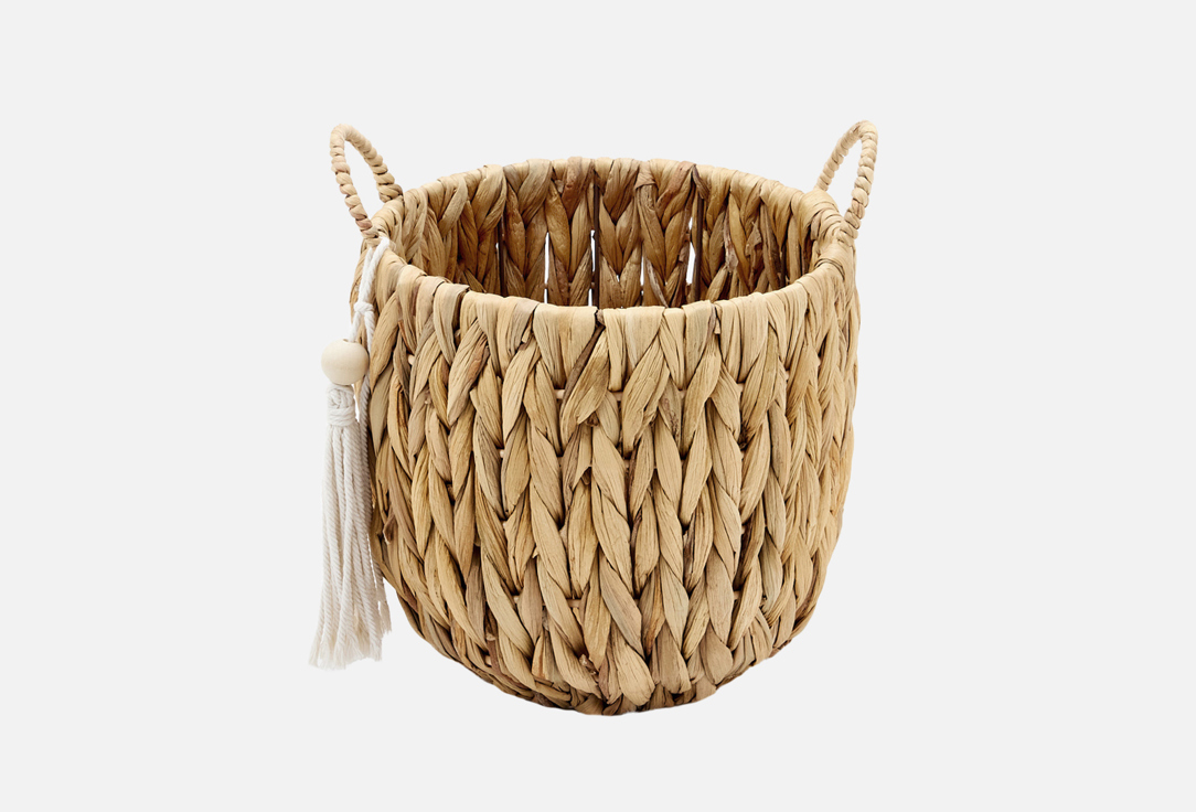 

Корзина для хранения NATURAL HOUSE, Коричневый, С ручками, Бали, натуральный, S 1 шт