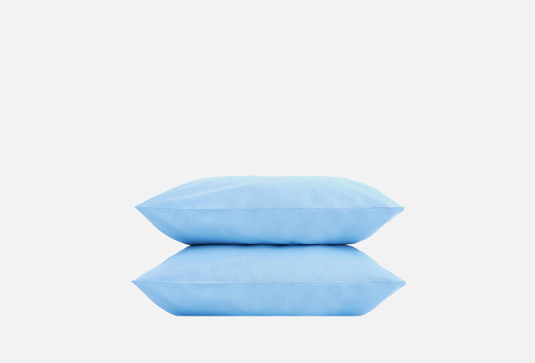 

Комплект наволочек MORФEUS, Голубой, Baby Blue, 50x70 2 шт
