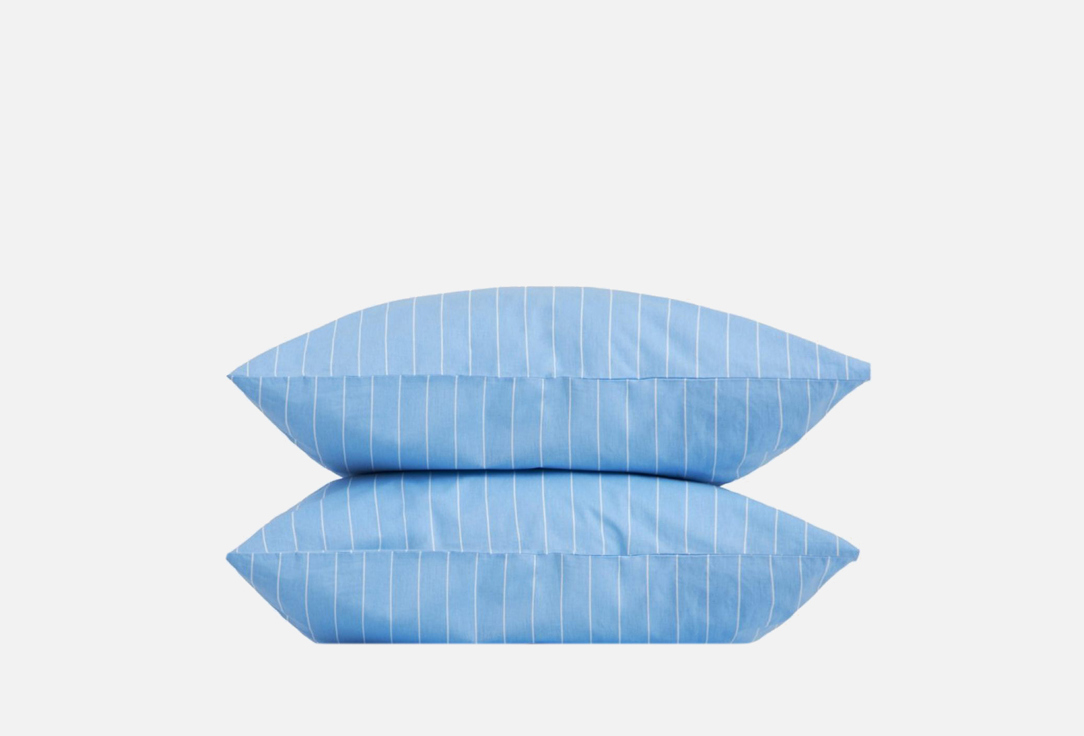 

Комплект наволочек MORФEUS, Голубой, Blue Stripes, 50x70 2 шт