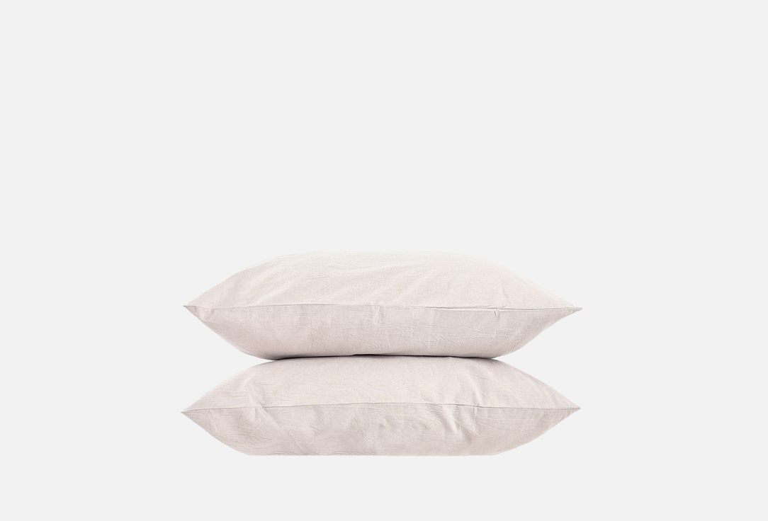 

Комплект наволочек MORФEUS, Бежевый, Melange Calm, 70x70 2 шт