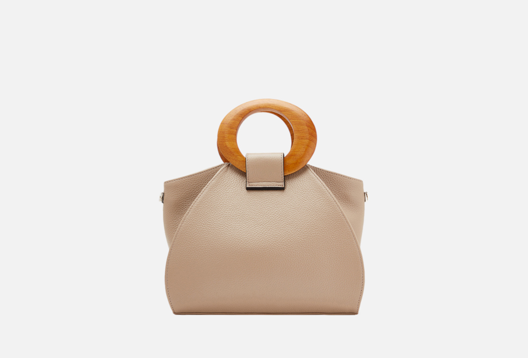 Изображение товара Стильная женская сумка Veske Studio Alana из натуральной кожи капучино