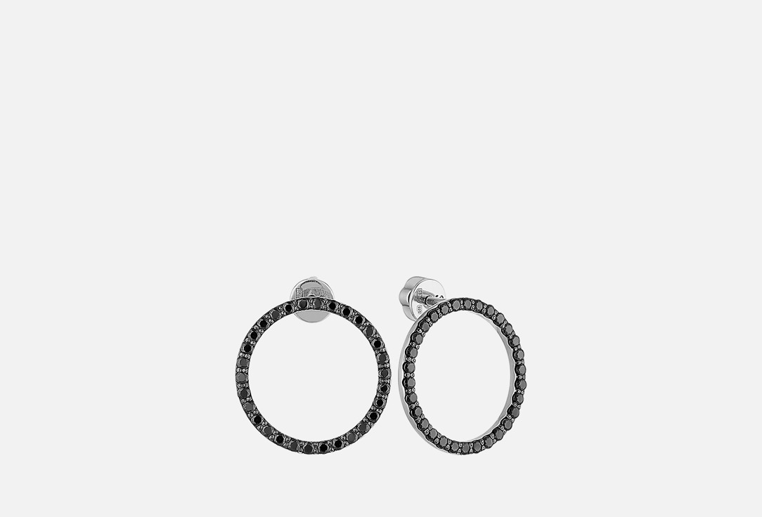 Изображение товара Серьги-пусеты серебряные the Si Circles