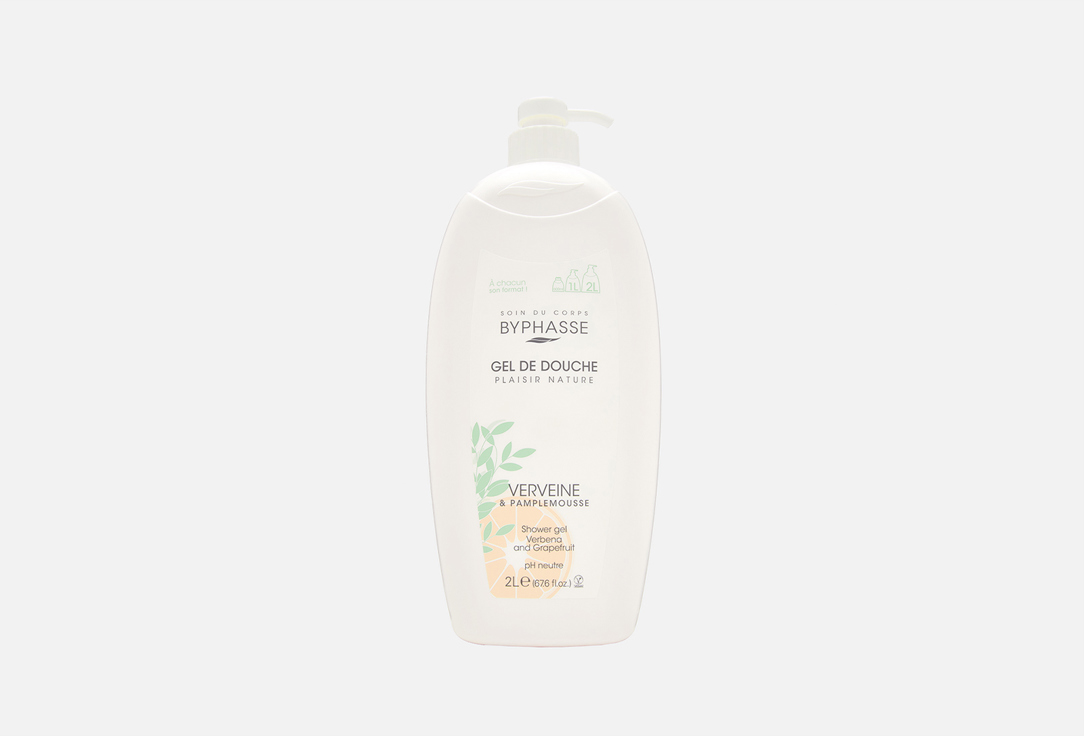 Гель для душа BYPHASSE Verbena and Grapefruit 2 л