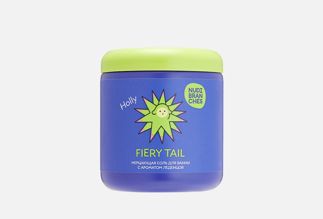 Изображение товара Игровой набор для создания мерцающей соли для ванны Nudibranches FIERY TAIL lollipop