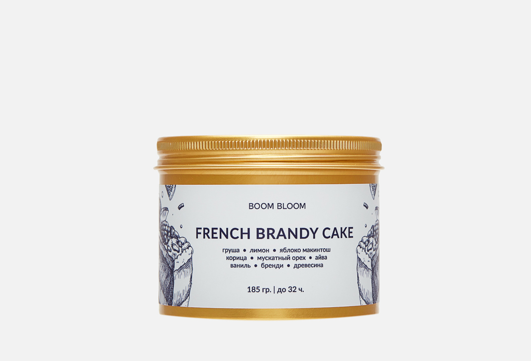 Изображение товара Свеча соевая ароматическая BoomBloom french brandy cake
