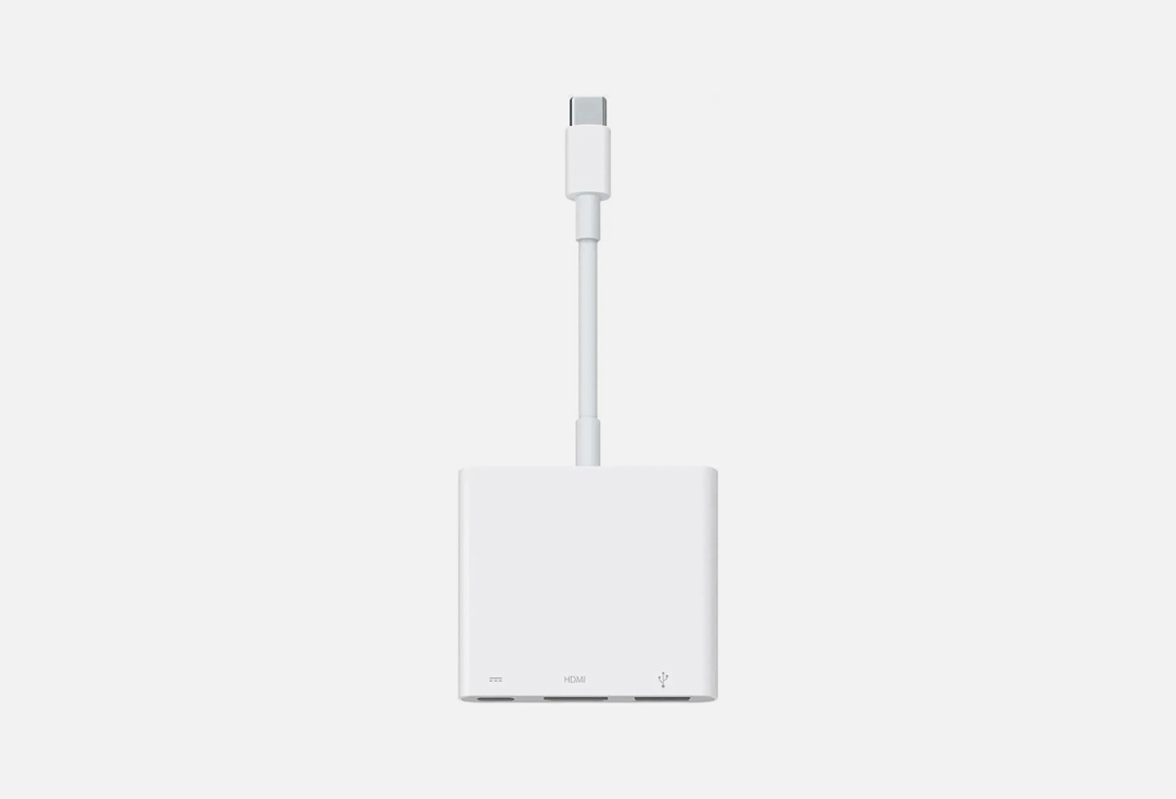 

Переходник APPLE, Белый, USB-C digital av multiport 1 шт