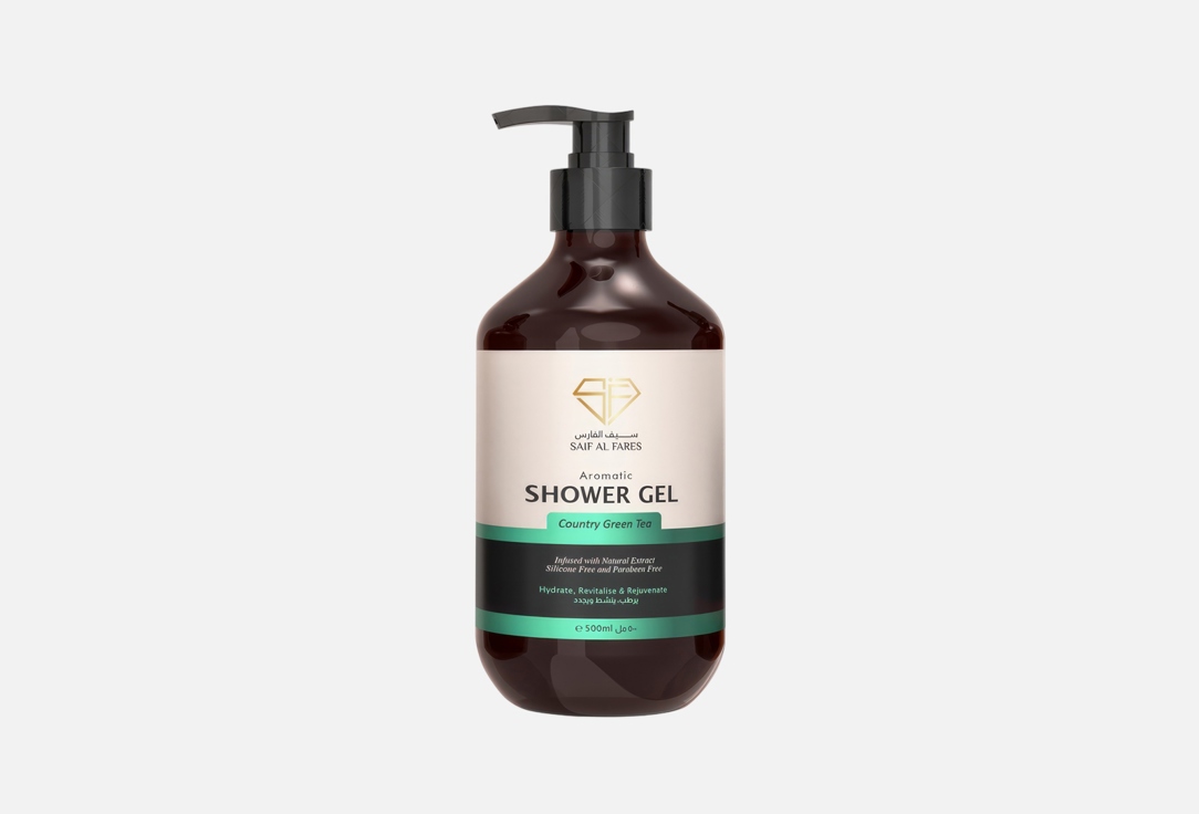 

Гель для душа SAIF AL FARES, Country Green Tea 500 мл