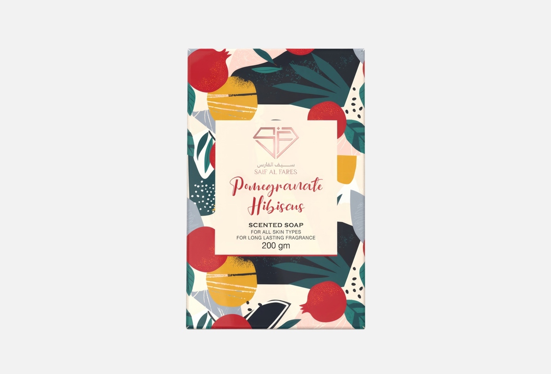 

Душистое мыло SAIF AL FARES, Pomegranate Hibiscus 200 г