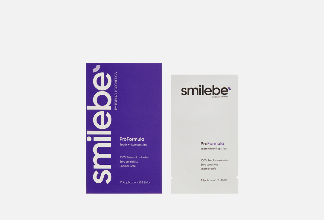 Отбеливающие полоски для зубов SMILEBE ProFormula 28 шт