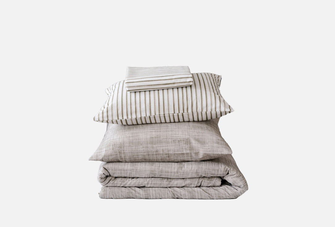 Изображение товара Комплект постельного белья MOYЁ HOME Wonderwood евро из фланели 100 хлопка