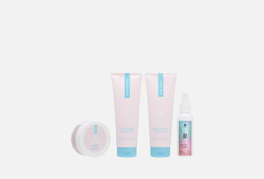 

Подарочный набор для ухода за волосами ADRICOCO, Smart-Hydration+ 4 шт