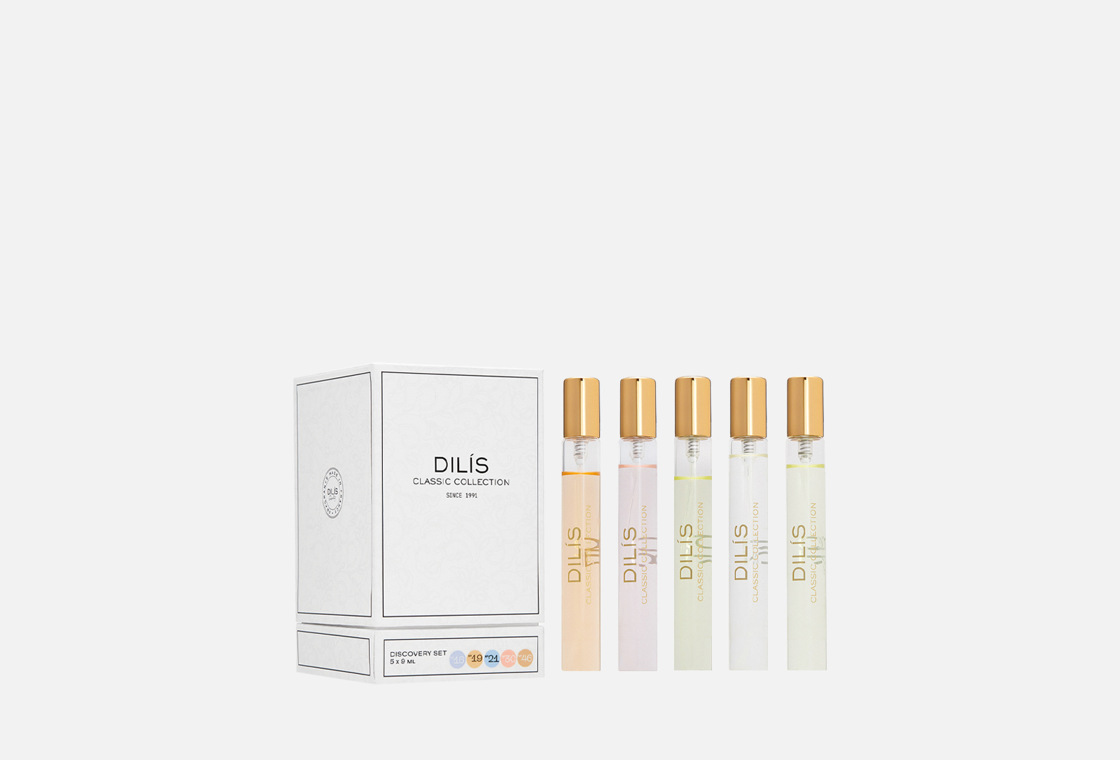 DILIS Парфюмерный набор Classic Collection (№16, №19, №21, №30, №46) 5 ...