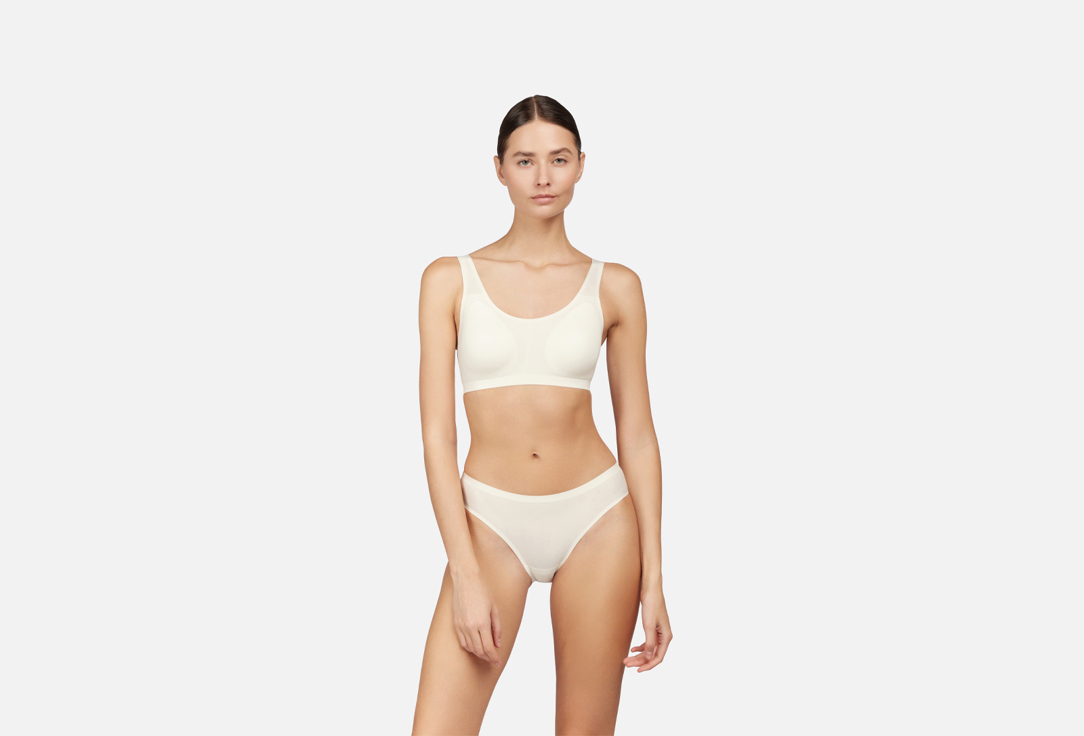 Изображение товара Бюстгальтер топ Belle YOU Invisible Пломбир для женщин эластичный и комфортный