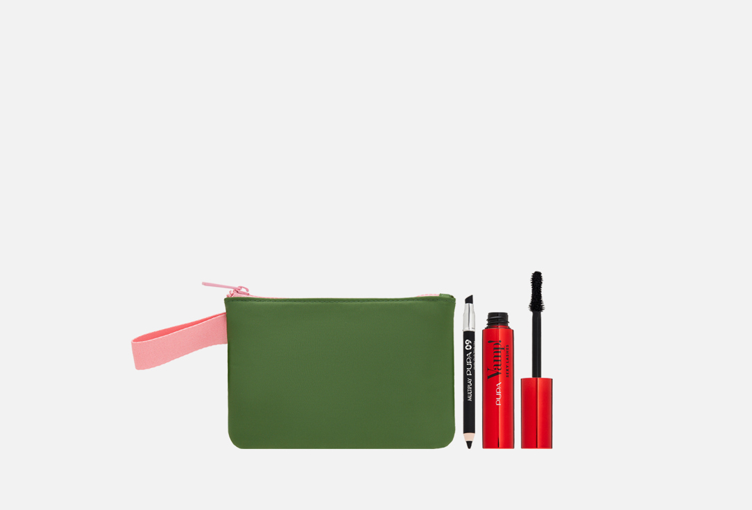 

Набор для макияжа глаз PUPA, Kit vamp!Sexy lashes+minimultipaly 3 шт