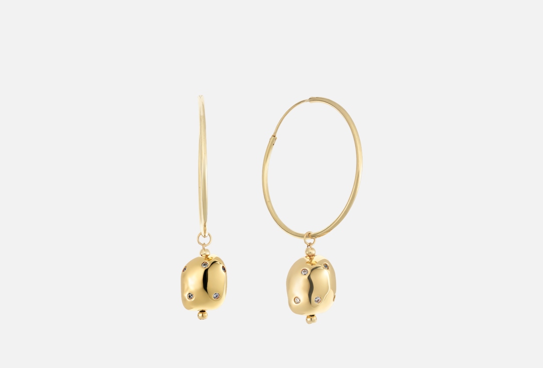 Серьги серебряные FRESH Earrings 2 шт