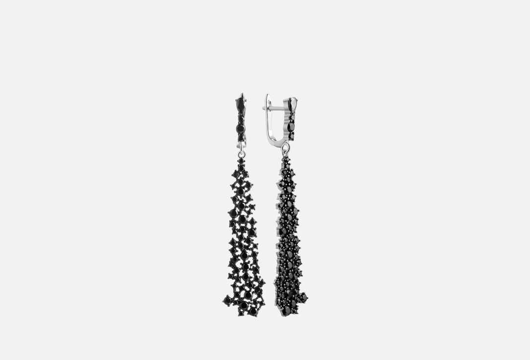 Изображение товара Серебряные серьги Fresh Earrings 925 пробы с фианитами и шпинелью для женщин